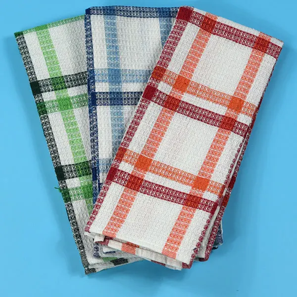 
wholesale cotton white waffle weave kitchen towel for dish 