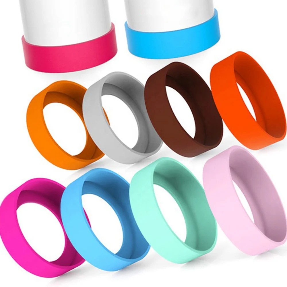 2021 Новинка Прямая поставка Нижняя защитная крышка бутылки круглый силиконовый защитный чехол для стакана из нержавеющей стали 30 унций 20 унций