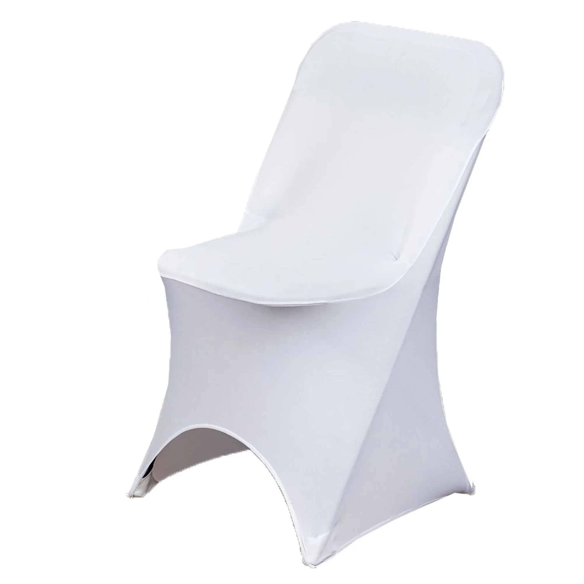 Hot wholesale elegant wedding banquet event hotel spandex folding chair skirt chair cover chair cloth
