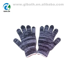 Five Finger Bath Scrub Glove Scrubber Polyester  Shower Glove Bamboo Charcoal Polyester Glove