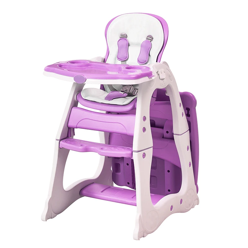 
2020 new design Baby feeding chair Plastic Baby Multi Function Table Chair 