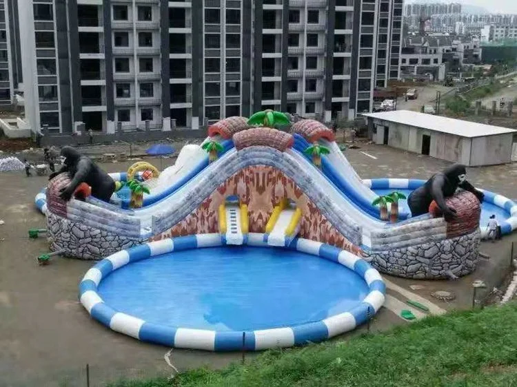 
Giant Beach Adult Inflatable Water park Games / Water Sports Equipment Inflatable Water Park Games With Certificate 
