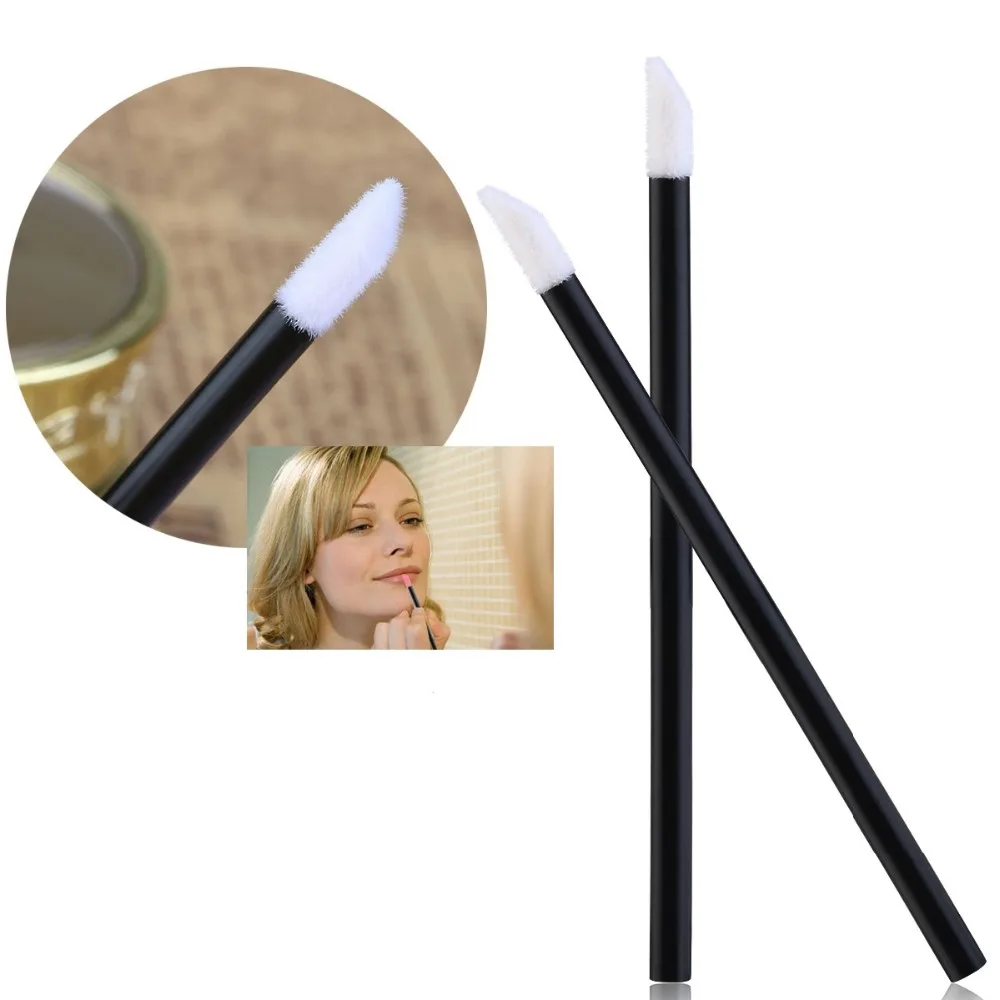 Cheap Disposable FLOCKED LIP GLOSS Sponge Tip Make Up Applicator