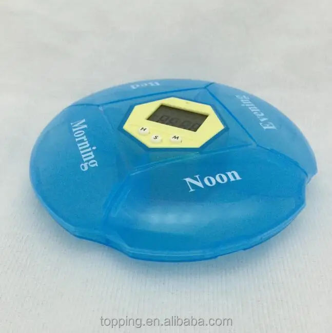 Vibration and Voice record pill box reminder record your message to be reminder alarm