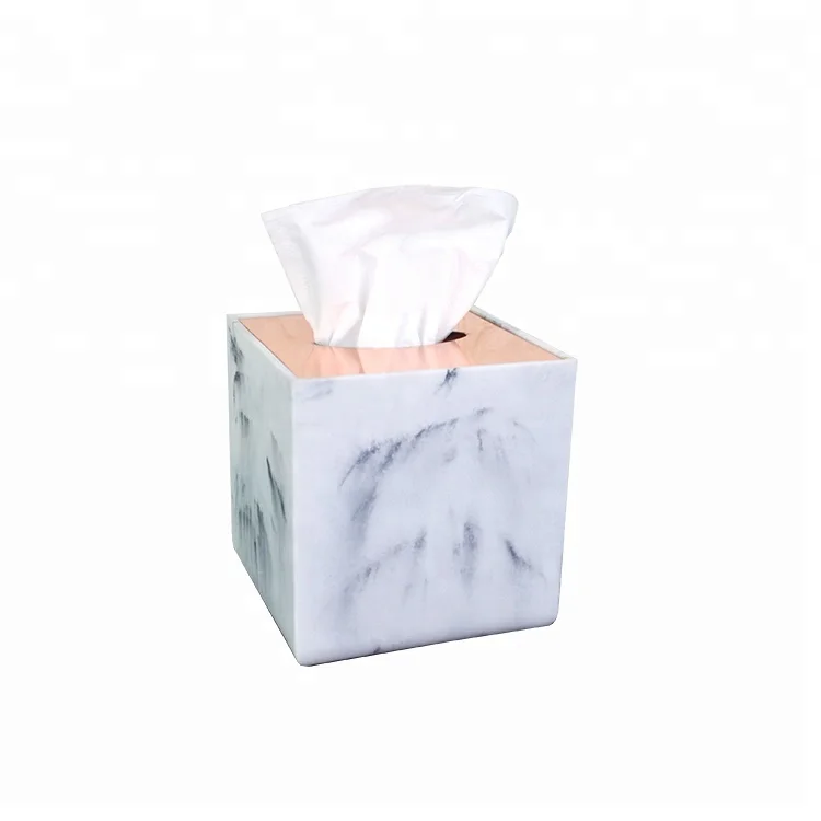 Modern Hotel Marble Effect 4PCS  Resin Bathroom Accessories Set