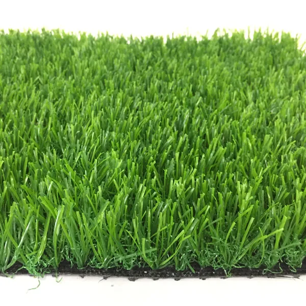 Green color Artificial Plastic Grass Carpet around swimming pool