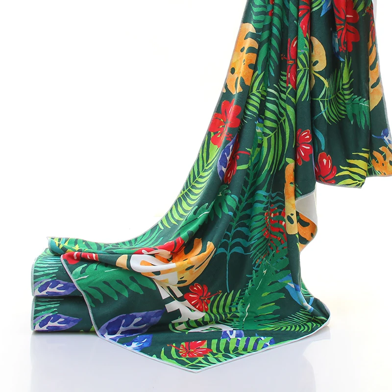 Factory Wholesale Microfiber Custom Sublimation Printed Beach Towels Printing