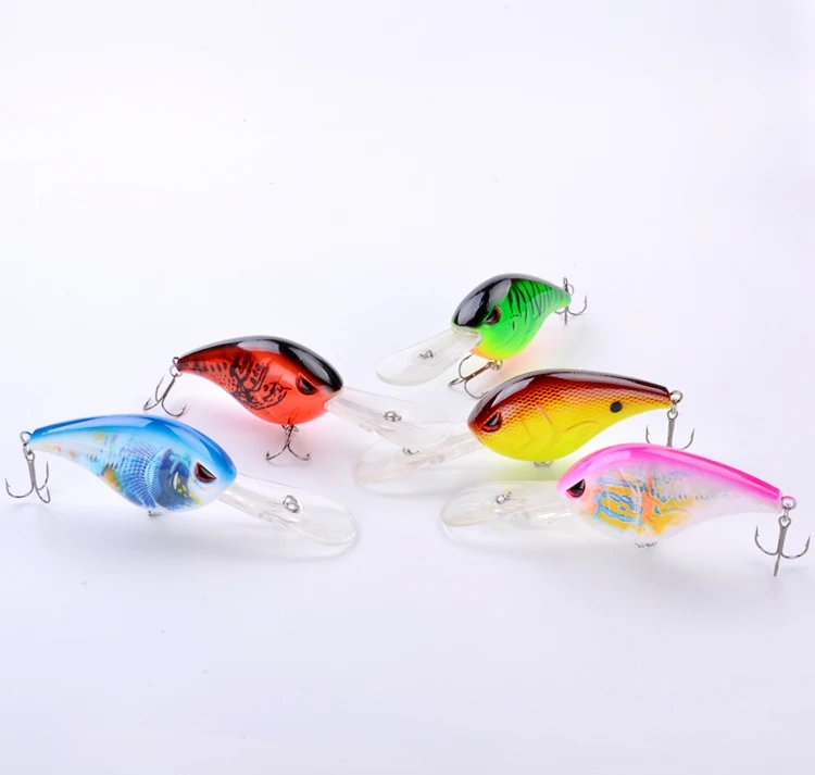 Japan Molds 43g 15cm Crankbait VMC Hooks Hard Surface Bass Fishing Lure