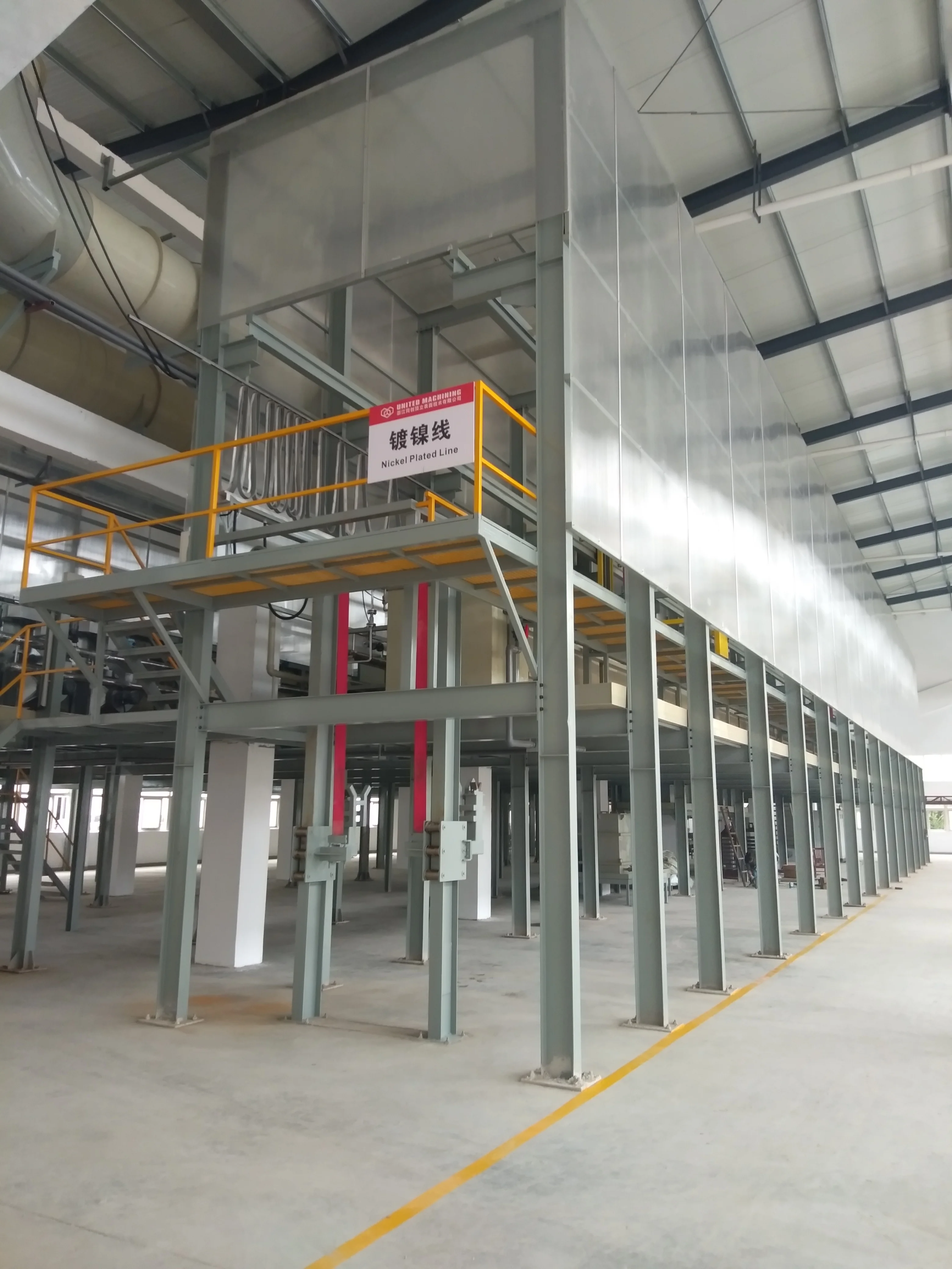 
25 years automatic nickel Chrome plating line with air scrubber for environment protection 