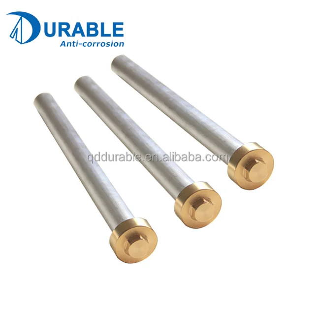 Anti rust water heater parts Magnesium anode rod with hex plug