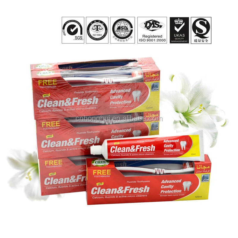 125ml Wholesale Imported Rapid White Hydroxyapatite Gel Fluoride Dentiste Toothpaste Brands