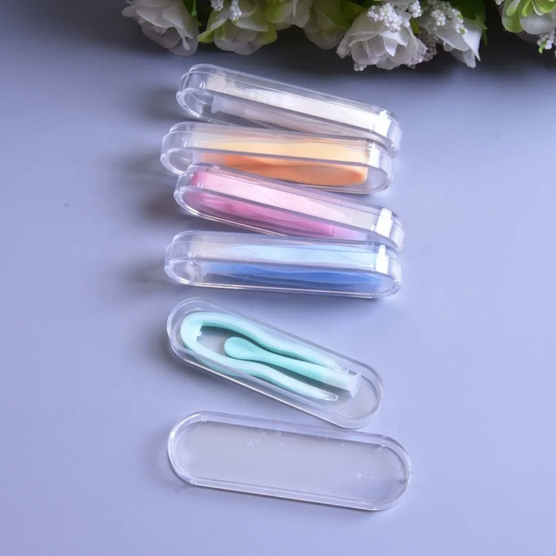 Цветные контактные линзы аксессуары Selfie stick и пинцет принять печать логотипа на чехол F-701