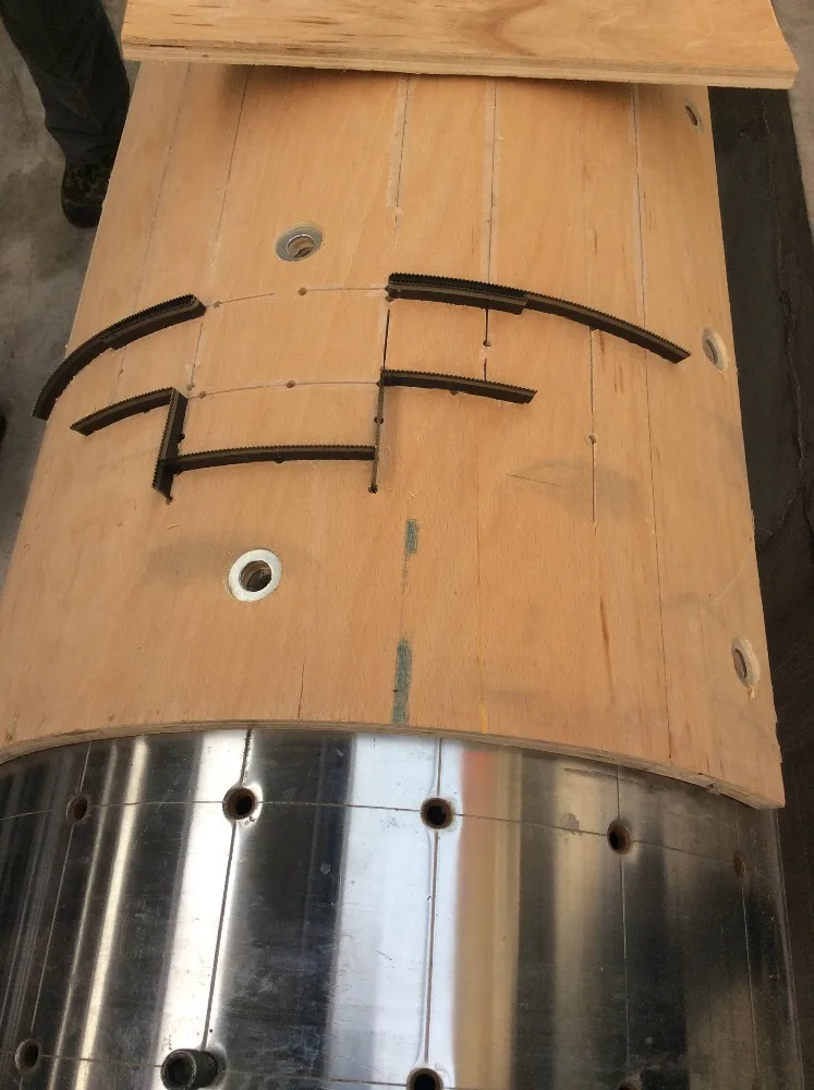 corrugated carton die-cutting rotary wooden die-cutter mould