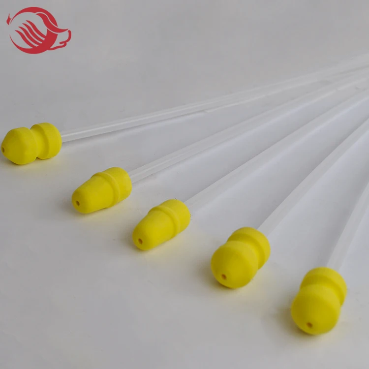 Pig artificial insemination semen catheter with foam tip