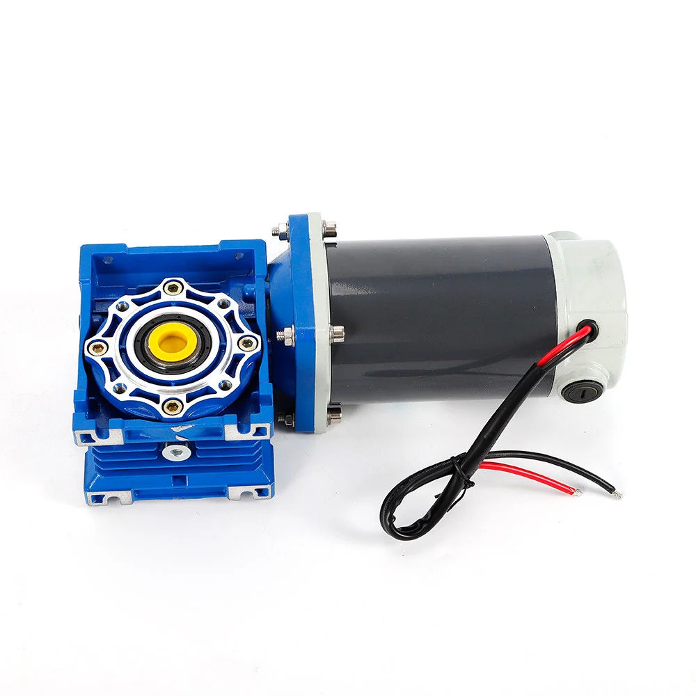 NMRV30 High Torque Small Gear Box NMRV50 Worm Speed Reducer with 12V/24V DC Motor