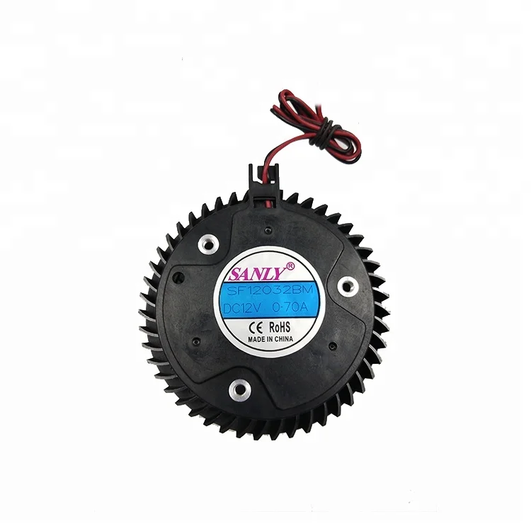 Small Round Frameless DC 12v 24v Brushless Bracket Turbine Cooling Centrifugal Fan