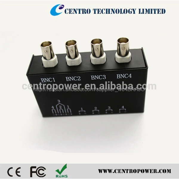 330 м 4 канал пассивный видео балун Hub видео передатчик с женский BNC разъем