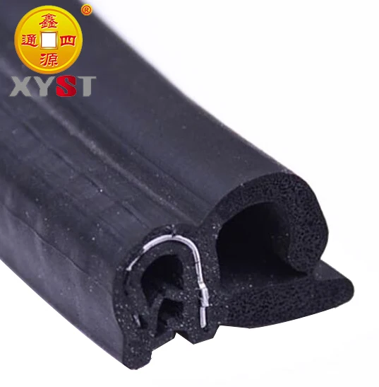 PVC NBR EPDM weatherstrip for caravan window rubber seal