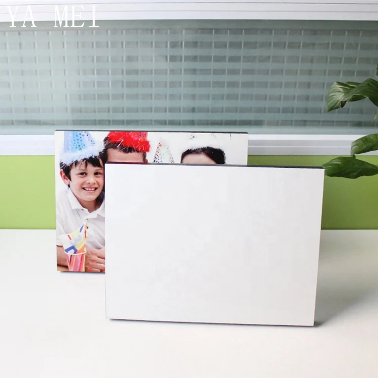 Wholesale custom mdf large size wall photo frame picture printable sublimation board sheet panel