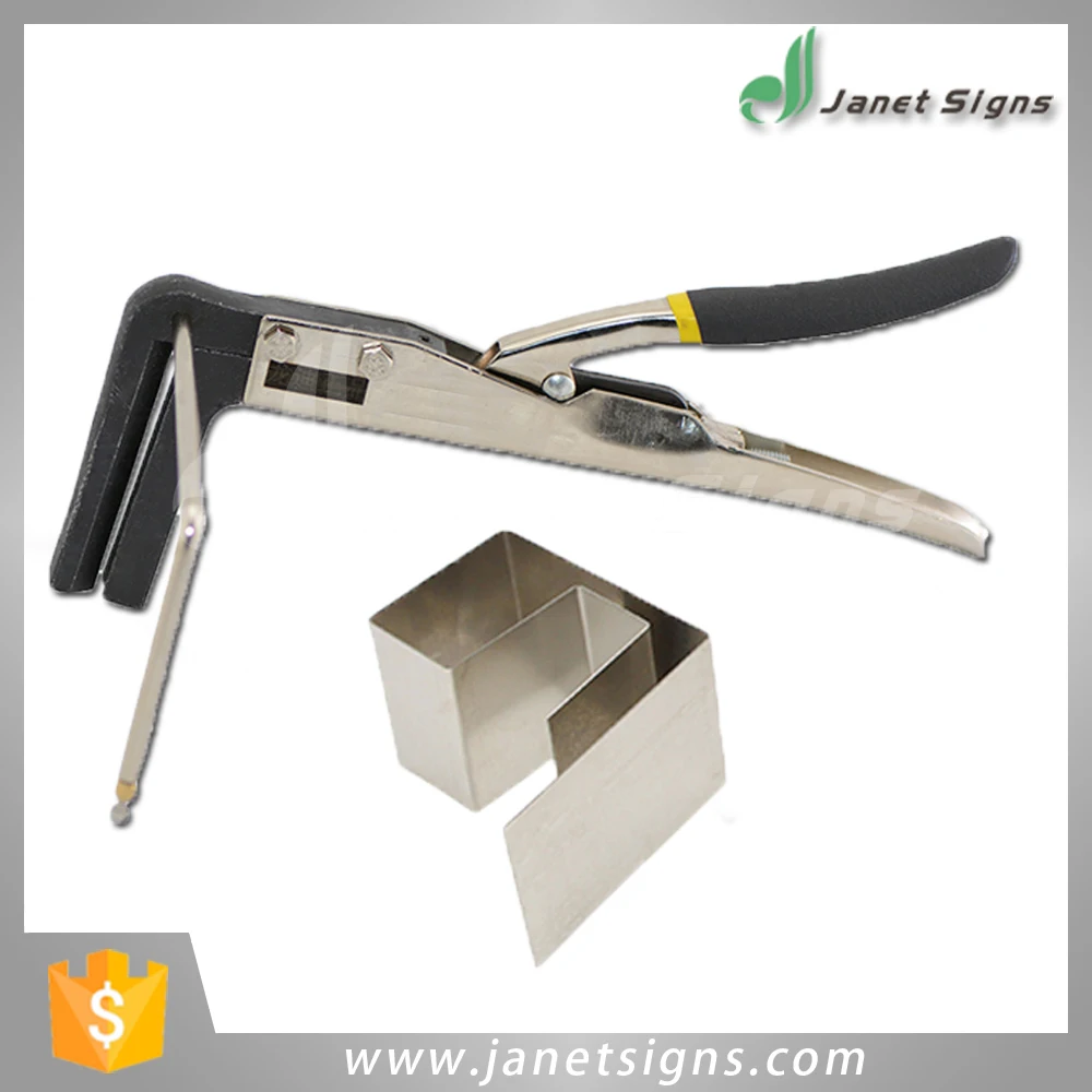 Metal letter bender bending tools for 3D channel letter