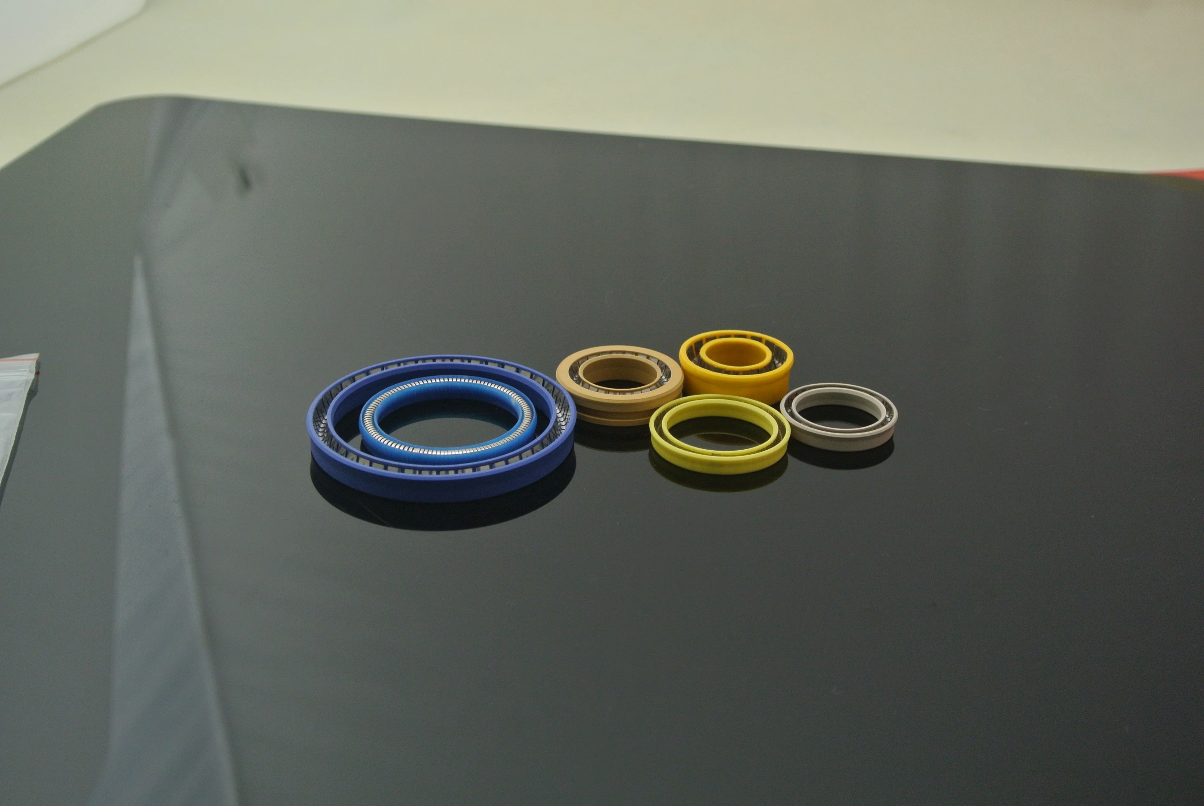 DLSEALS Good resistance 55*46*3.53 V-spring spring energized PTFE seals