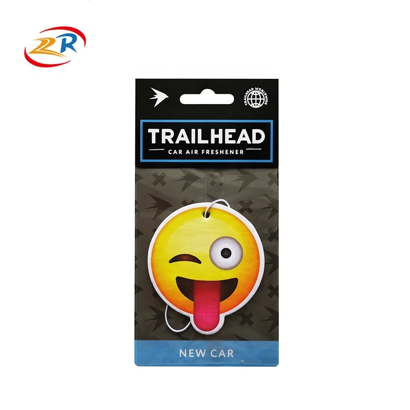 Индивидуальный бесплатный образец ароматизированной бумаги автомобильный освежитель воздуха