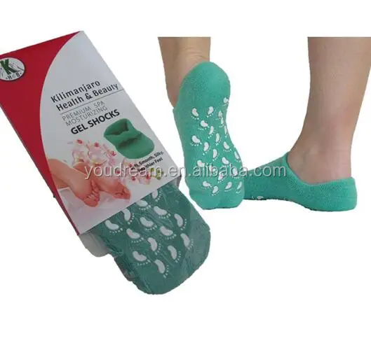 Moisturizing Socks Premium Spa Moisturizing Gel socks Green Color with Lavender Aroma