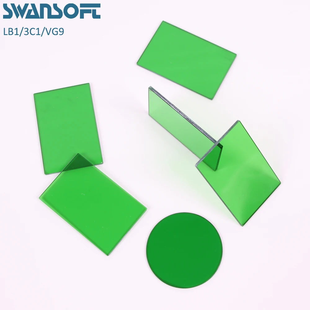 Absorption Color glass optical filter Green optical glass