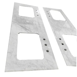 Ready to ship 2019 new design carrara white marble kitchen countertops and worktop