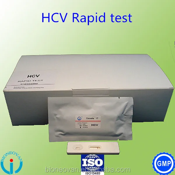 Кассета для быстрого тестирования инфекционных заболеваний HCV на вирус гепатита C/тест на реагенты IVD