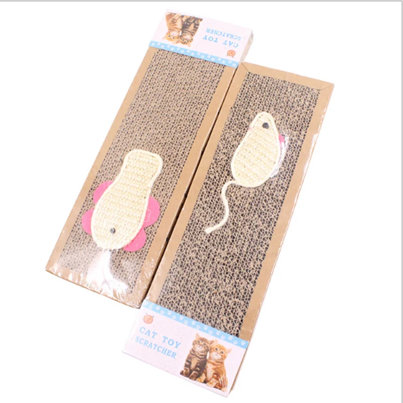 Mouse Style Pet Cat Scratcher Cardboard Cat Toy