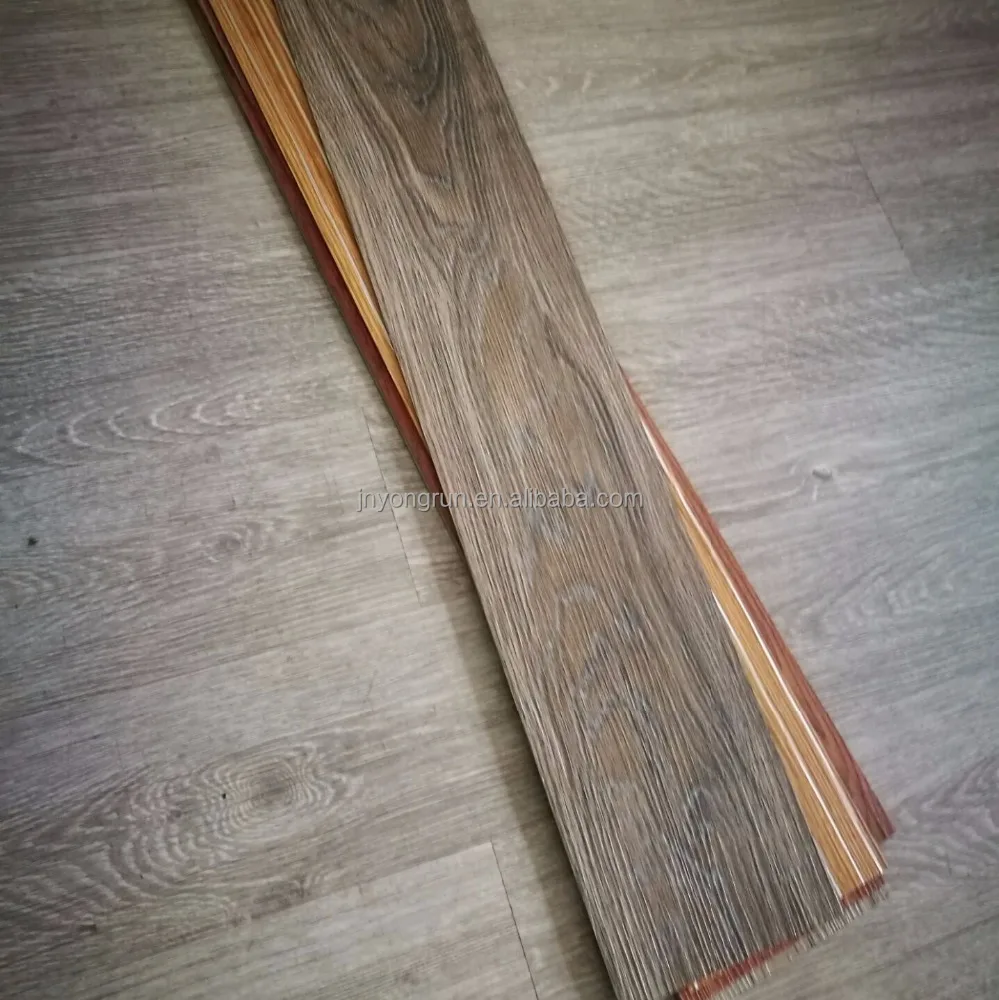 Light grey color oak engineered laminate wood flooring