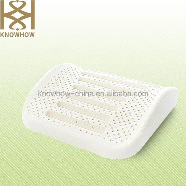 
Massage Wave Memory Latex Foam Waist Back Cushion on Car Seat Support 