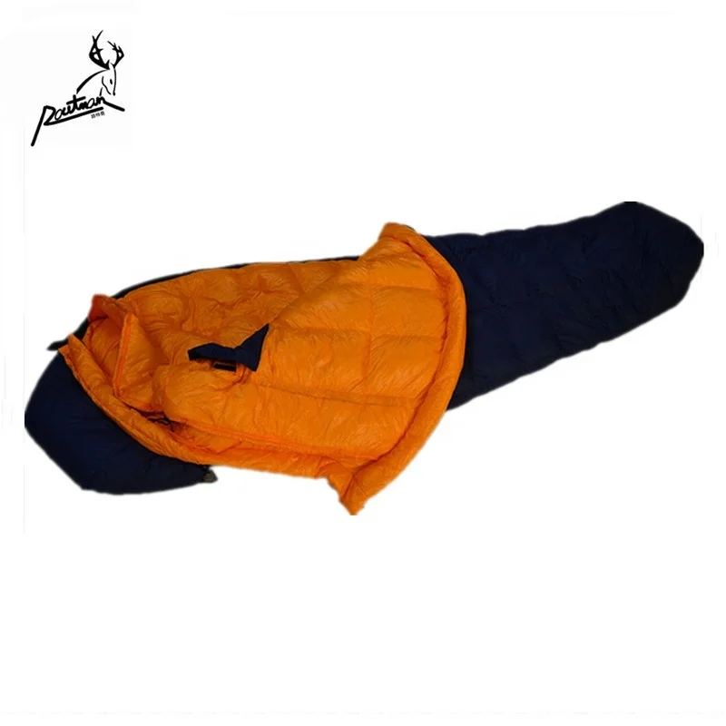 Camping Waterproof Down Sleeping Bag For Extreme Cold Weather