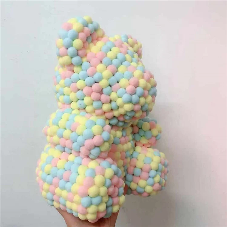 Best Selling Plastic Rose Bear Artificial Teddy Bear Flower Rose 40cm And 25cm  For Pompon bear