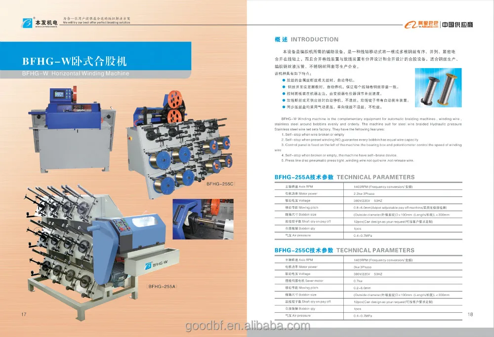 BenFa Horizontal Wire Thread Yarn Winding Machine