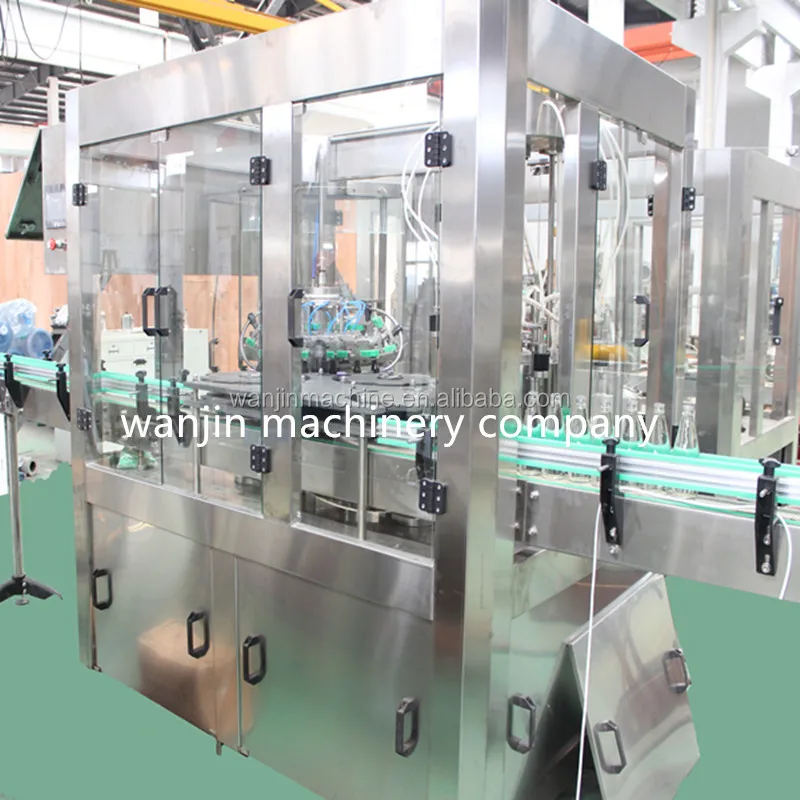 Пива и вина стеклянная бутылка машина моющая разливная закупоривания бутылок/завод солнечной энергии