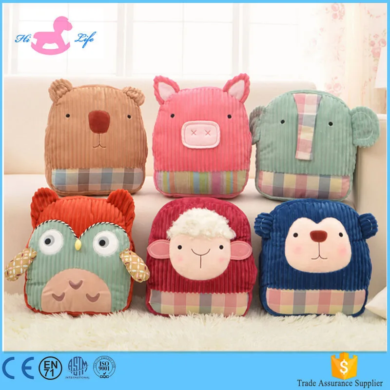 
2018 super soft cute colorful baby pillow decorative pillow cushions home decor pillow 