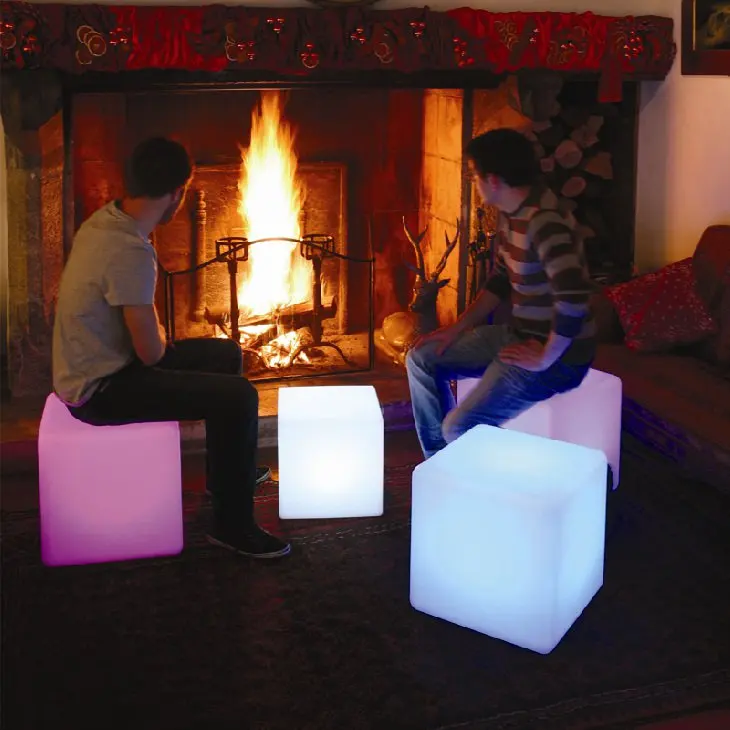  Товары для дома садовая линия мебель патио сиденье 3d светодиодный куб с Rgb-подсветкой