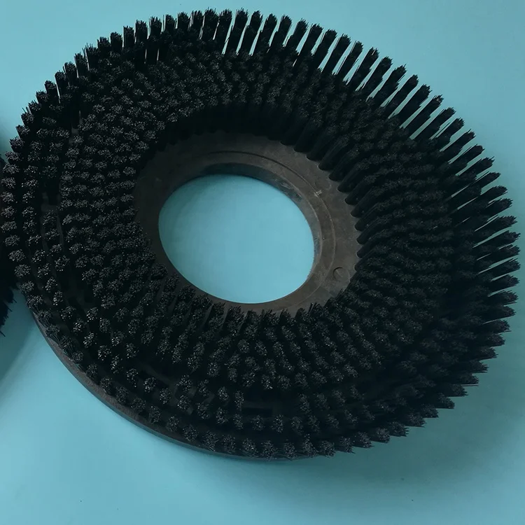 Floor Scrubber Machine 16 Inch Black PPN Bristle Brush Plate