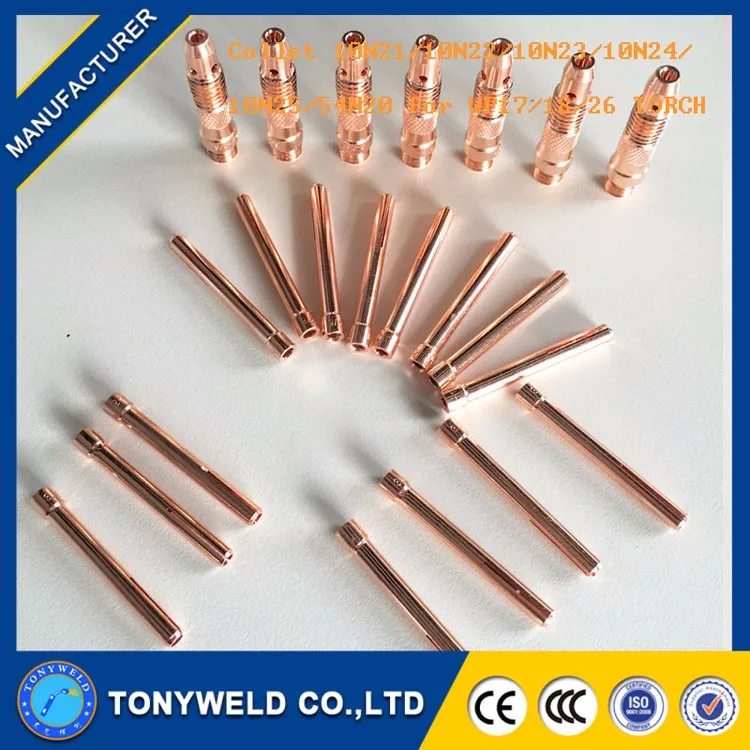 tig welding collet body 10N24 2.4mm for wp18 welding torch