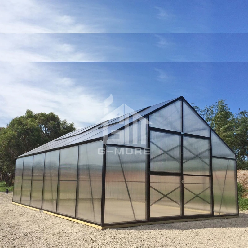 G-MORE Titan/Grange Series, 4M Width/6M Length, High Quality 4 Seasons Aluminum/10MM Polycarbonate Grange Green house(GM32406-G)