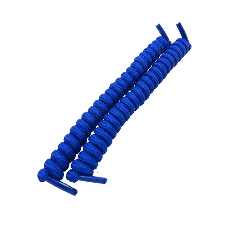 2021 Fuzhou YoYo Spiral Curly Elastic Shoelaces Round Elastic No Tie Shoelaces for Sale