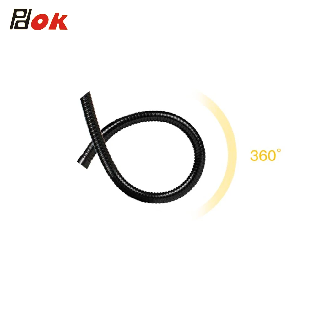 PDOK 8X Large Optical Glass Magnifier with LED Lamp for Phone PCB Repair Inspect