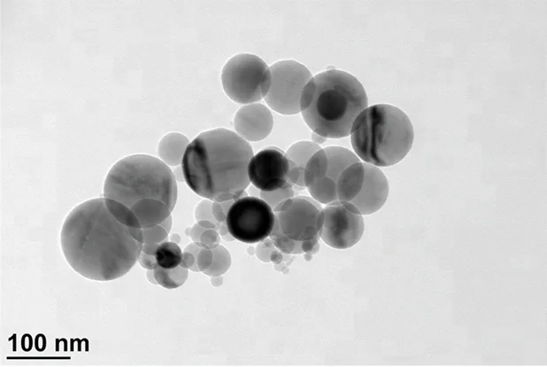 High purity 99.999 silver nanoparticles