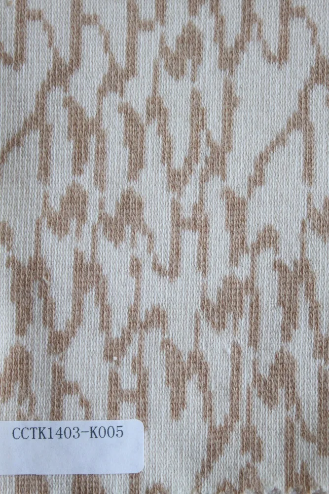 Factory Custom Printing gots certified organic cotton digital print knit fabric