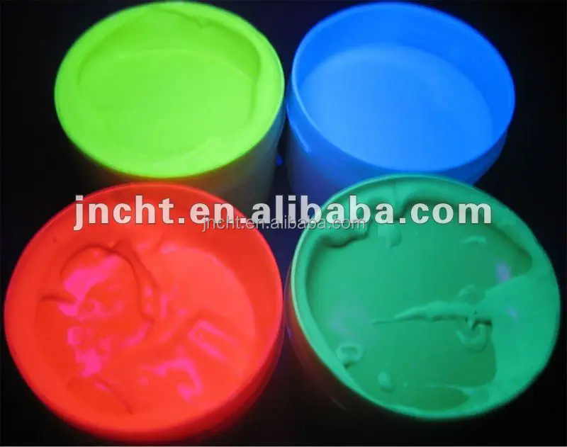 yellow color UV fluorescent security paint