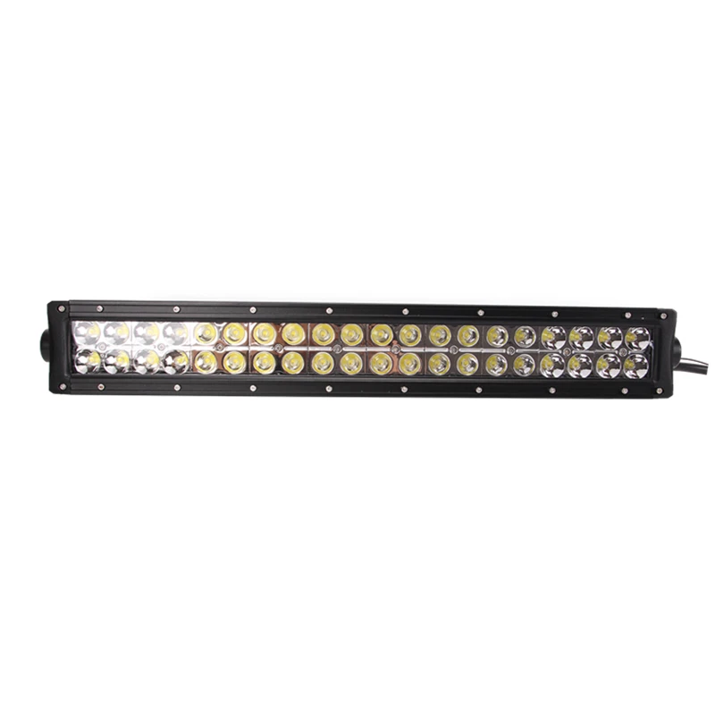 
double colour 22inch 120w Led Work Light Bar 4x4 offroad truck accessory Driving light led tractor working light 