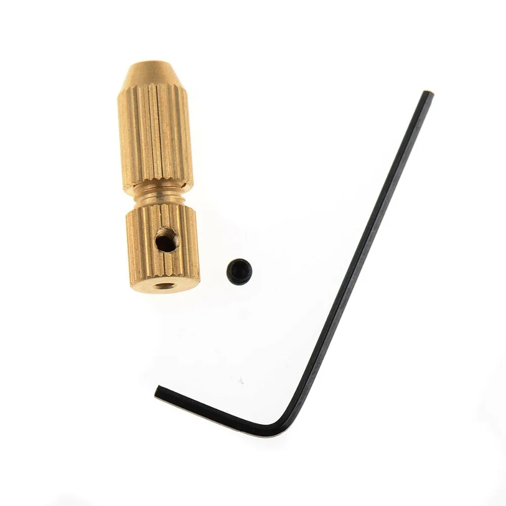 Зажим для микро-дрели, латунный патрон с валом электродвигателя для мини-дрели 2,3-3,17 мм, мультиинструмент, 2 дюйма, 0,7 мм, 3,2 мм, VE523 P30