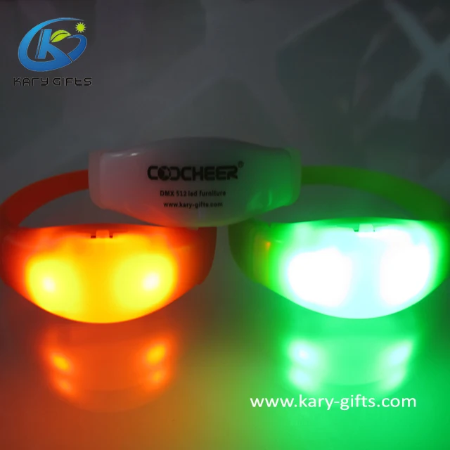 sports safety and event custom led arm band fitness wristband DMX512  bracelet